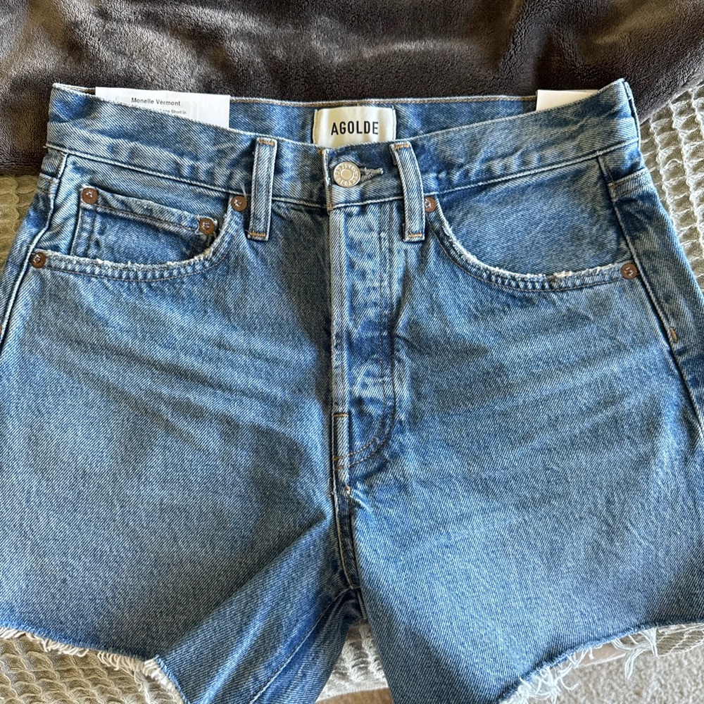 Agolde Parker Long Short in Fairway NWT!